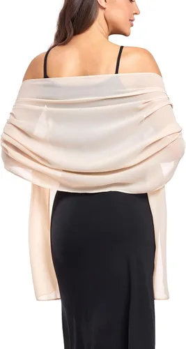 Vista 57 de Chales/mantones de gasa suave para vestidos, accesorios de mujer