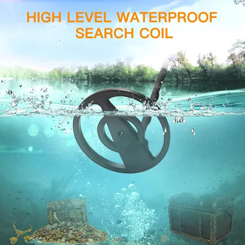 Vista 7 de Sailnovo Detector de metales para adultos y principiantes – Detector profesional a prueba de agua con puntero, indicaciones de audio, disco y todos