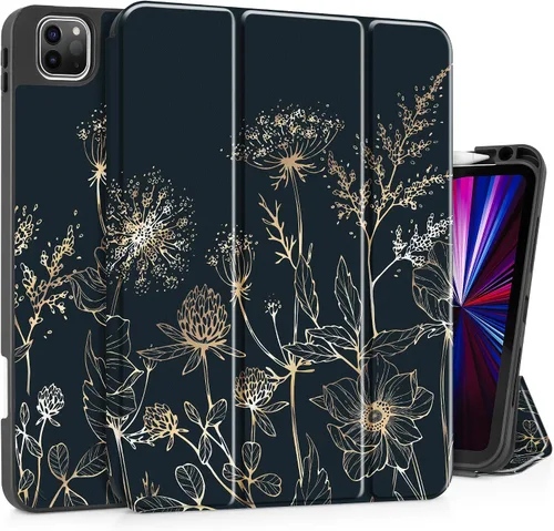 Vista 13 de May Chen Funda para iPad Pro de 11 pulgadas (4ª, 3ª, 2ª y 1ª generación) 2022 2021 2020 2018, soporte triple + soporte para lápiz + encendido