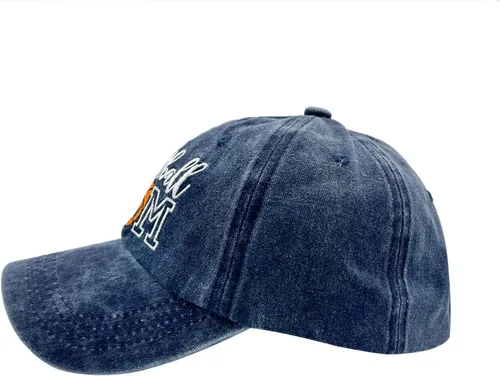 Vista 4 de Waldeal Gorra de béisbol de baloncesto envejecida para mujer, ajustable y lavada para mamá