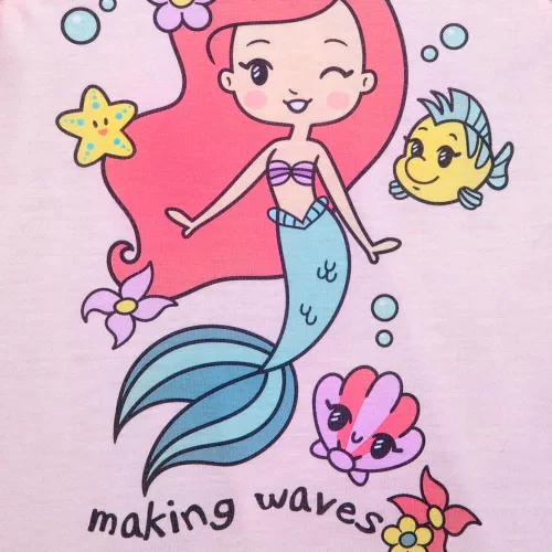 Vista 3 de Disney Ariel - Juego de bata y diadema para niñas - La Sirenita