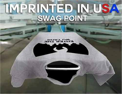 Vista 4 de Swag Point - Camiseta con capucha 100% algodón, con estampado gráfico urbano y estilo casual