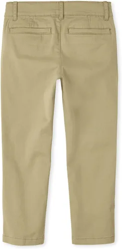Vista 3 de The Children's Place Pantalones chinos ajustados elásticos para niños
