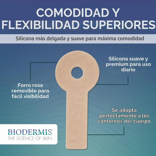 Vista 2 de EpiDerm Areopexy - Cinta de silicona para cicatrices, con forma de piruleta, natural, 5 pares