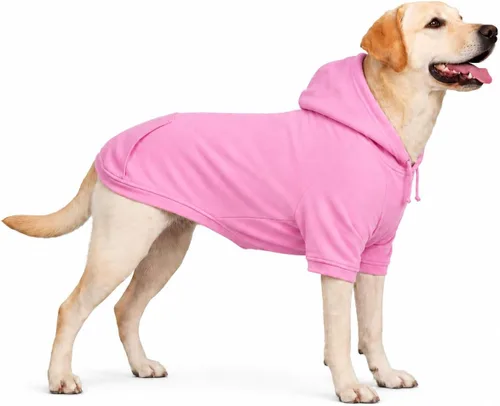 Vista 60 de Lovelonglong Sudadera básica con capucha para perros, 100% algodón, se adapta a perros pequeños, medianos y grandes, color negro, XS