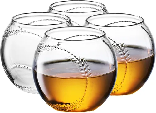 Vista 11 de The Wine Savant Vaso de whisky de béisbol – Vaso de whisky de 12 onzas para cualquier ocasión, regalos de béisbol, fiesta temática de béisbol, juego