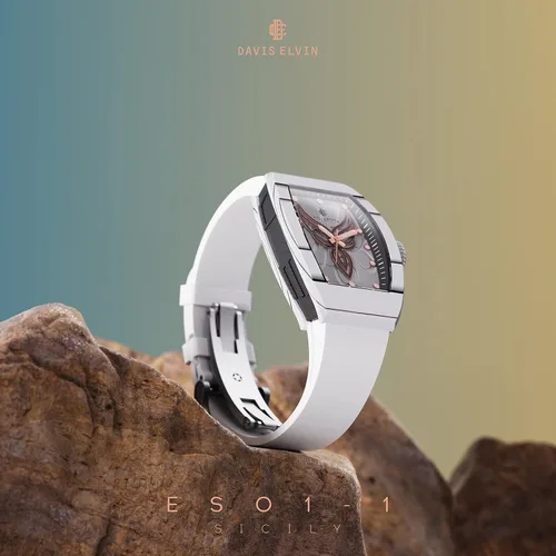 Vista 7 de DAVIS ELVIN - Elegante reloj de mariposa Daviselvinwatch para mujer estilo barril de vino con movimiento de cuarzo impermeable para mujer combina