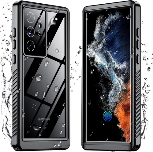 Vista 7 de Funda para Samsung Galaxy S23, lente y protector de pantalla incorporados a prueba de agua, cuerpo completo a prueba de golpes, a prueba de caídas