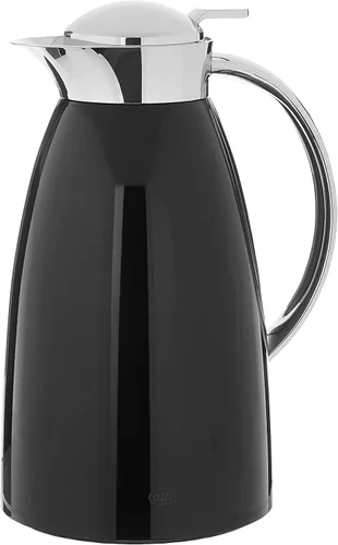 Vista 10 de Alfi Gusto AG1900RD2 - Jarra dispensadora térmica de metal lacado al vacío de vidrio de 1,0 L, color rojo, talla única