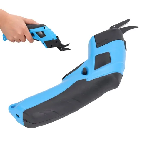Vista 7 de Tijeras eléctricas Tijeras eléctricas de tela, tijeras eléctricas inalámbricas, tijeras recargables para cortar tela, cuero, alfombras y cartón