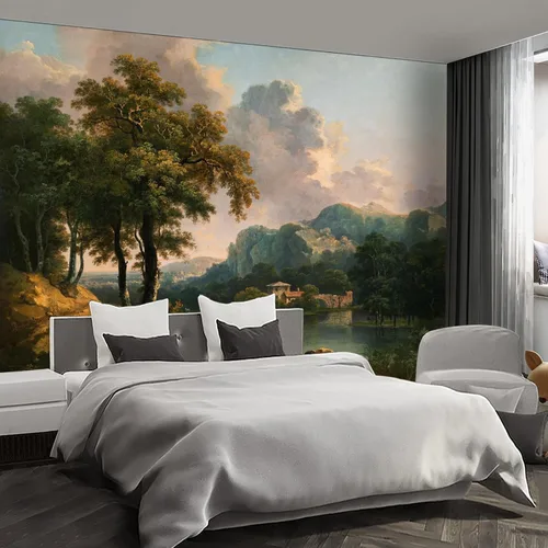 Vista 9 de Forest self Adhesive wall murals Peel and Stick Wallpaper - 58"x80" F01.