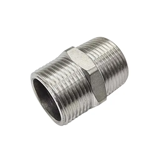 Vista 7 de Boquilla hexagonal NPT macho de 1 pulgada a macho de 1 pulgada, accesorios de tubería roscados de acero inoxidable 304 (paquete de 2)