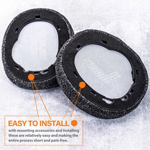 Vista 10 de Live 650 BTNC E65BTNC - Almohadillas de repuesto compatibles con JBL E65 E65BTNC/ Duet NC/Live 650BTNC/ Live 660 BTNC Auriculares I de repuesto