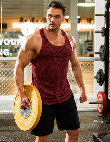 Vista 4 de COOFANDY Camisetas sin mangas para hombre, paquete de 3 camisetas sin mangas para gimnasio, espalda en Y, entrenamiento muscular, culturismo