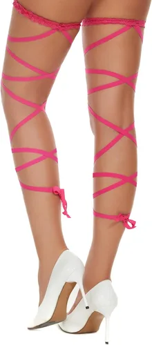 Vista 4 de MS.ING Leg Wraps Rave Womens Elegant and Fun Rave Lace Garter Leg Wrap