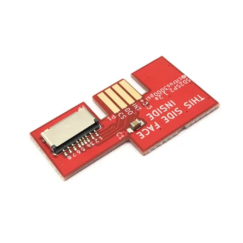 Vista 2 de FainWan SD2SP2 Micro SD Card Adapter 1.2A SDLoader Mod Compatible with Nin-tendo Game-Cube NGC Serial Port 2 MicroSD Card Adapter (3rd Party)