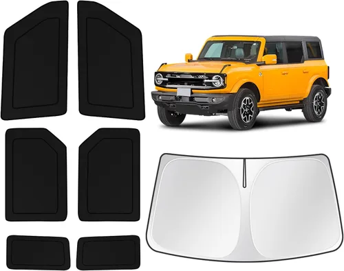 Vista 74 de KUST - Parasol plegable para parabrisas para BMW X1 E84, accesorios 2011 2012 2013 2014 2015, protector de visera de sol ajustable que bloquea