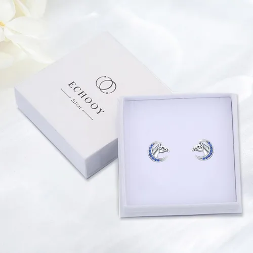 Vista 7 de ECHOOY Horse Stud Earrings 925 Sterling Silver Cute Horse Earrings Hypoallergenic Lucky Horse Jewelry Gifts Horse Lover Gift for Women Girls Teens