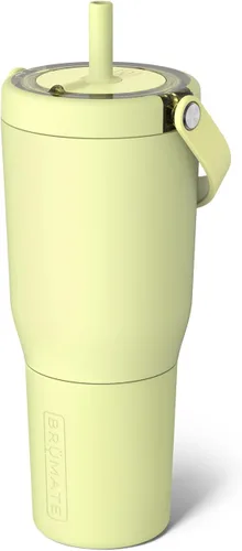 Vista 32 de BrüMate Resa - Vaso de viaje 100% a prueba de fugas de 25 onzas con asa y pajilla, popote SoftSip flexible, funda de silicona para mayor