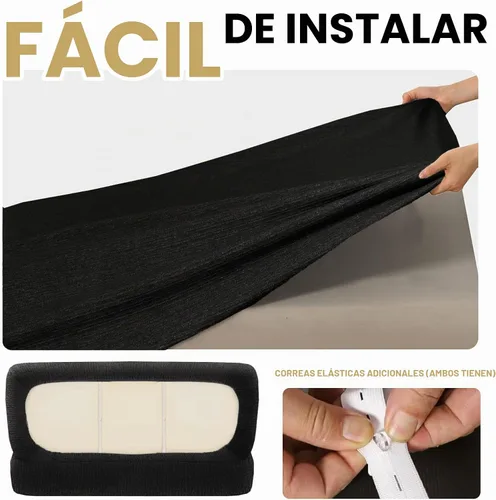 Vista 4 de Fundas de cojín impermeables para comedor de caravana, tela elástica, repuesto para asiento de cámper, funda lavable para sofá de caravana, diseñada
