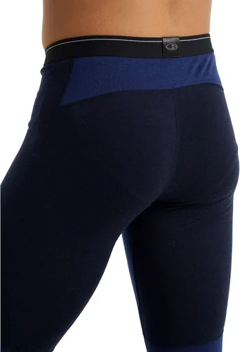 Vista 6 de Icebreaker Leggings de capa base merino de 260 zonas Negro Azul