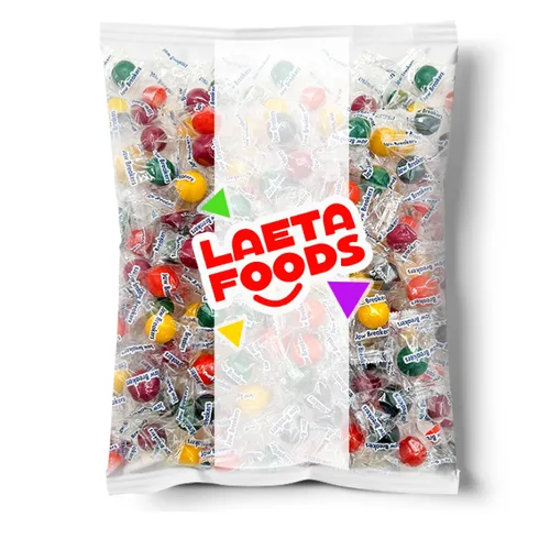 Vista 3 de Jawbreakers - Caramelos duros Bolsa de 1 libra – Aprox. 75 unidades Surtido con sabor a frutas