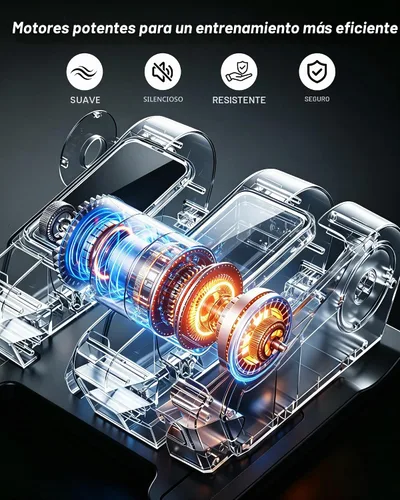 Vista 4 de Máquina elíptica para debajo del escritorio, ejercitador eléctrico de pedal sentado, ejercitador de piernas silencioso mientras está sentado