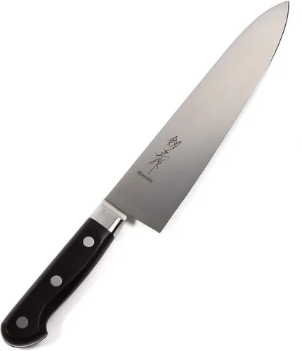 Vista 14 de Navaja japonesa INOX AUS-8A Acero Inoxidable Negro Mango Pakkawood, 6 pulgadas (5.906 in)
