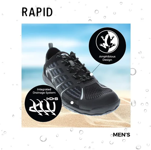 Vista 4 de Body Glove Dynamo Rapid - Zapatos acuáticos para hombre (deportes acuáticos, playa, tenis al aire libre, natación, río, senderismo y kayak) Hydro