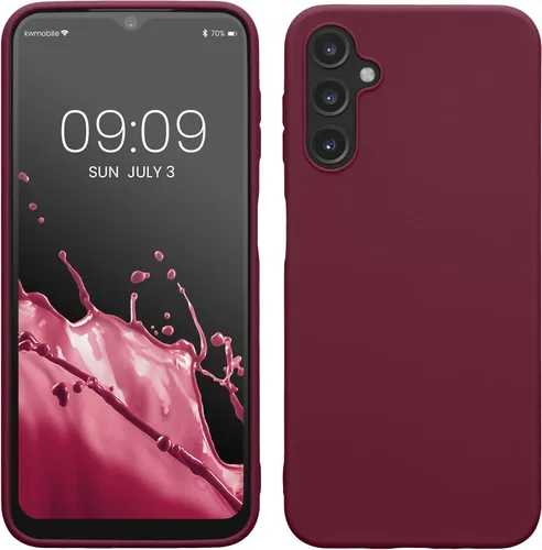 Vista 194 de kwmobile Funda compatible con Samsung Galaxy A12 - Funda protectora de silicona TPU suave y delgada - Azul Báltico