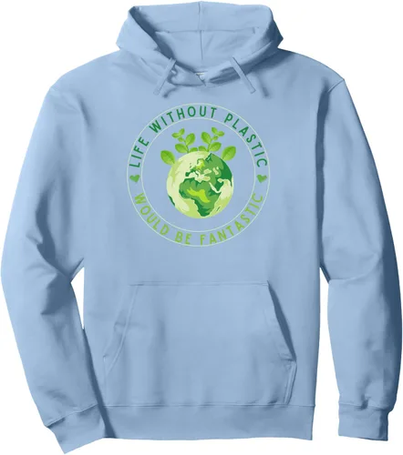Vista 5 de Life Without Plastic Ecology Planet Original Vegan Gift Pullover Hoodie