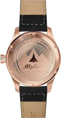Vista 3 de Alpina Startimer - Reloj automático para hombre Negro