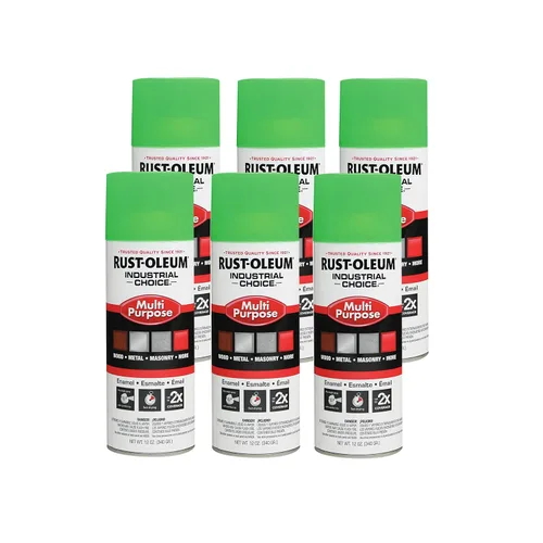 Vista 11 de Aerosol de esmalte Rust-Oleum para uso general; envase de 16 onzas líquidas; lata de aerosol, almendra, 6