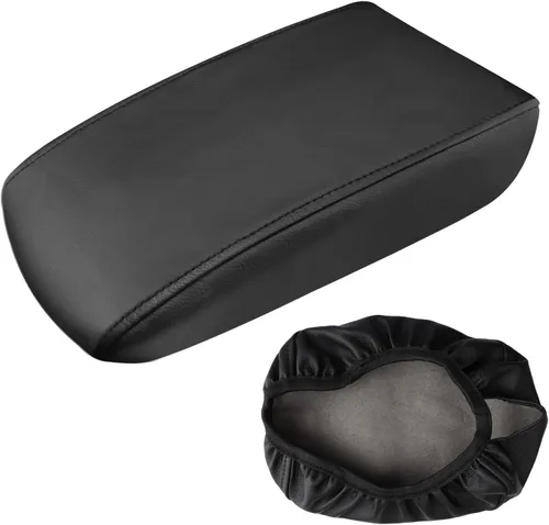 Vista 8 de INTGET Funda de reposabrazos de consola central para accesorios de VW Volkswagen Jetta 2012 2013 2014 2015 2016 20172018 Cojín de apoyo para el Negro