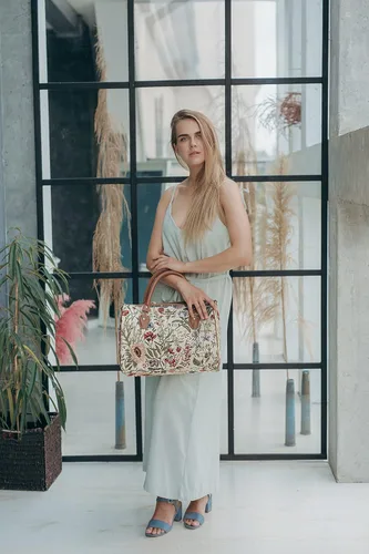 Vista 5 de Signare - Bolsa de viaje para mujer diseño de libélula diseño de girasol