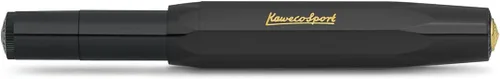 Vista 2 de Kaweco Sport Classic Fountain pluma color negro, con plumín medio.