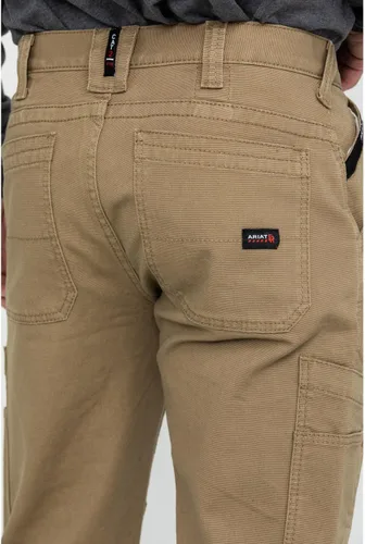 Vista 4 de Ariat Fr M5 Stretch Duralight - Pantalón de pierna recta apilable de lona para hombre