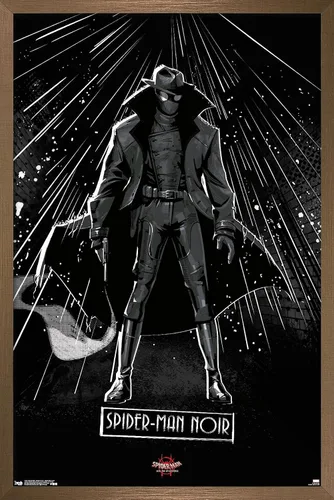Vista 15 de Trends International Marvel Spider-Man - Póster de pared con texto en inglés "Into The Spider-Verse", de Spider-Man Noir, 14.725 x 22.375 pulgadas
