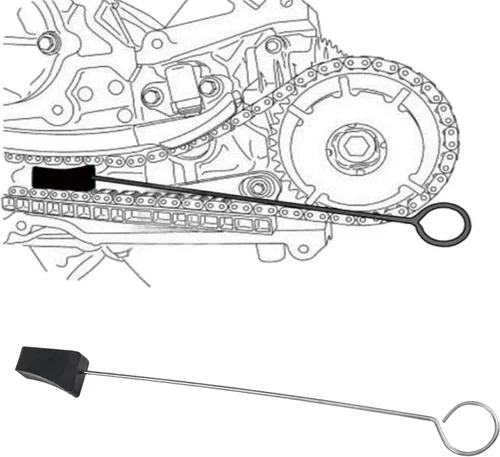 Vista 5 de Juego de herramientas de leva compatible con Ford 4.6L/5.4L/6.8L 3V Motor Cam Phaser herramienta de bloqueo y cadena de sincronización Herramienta