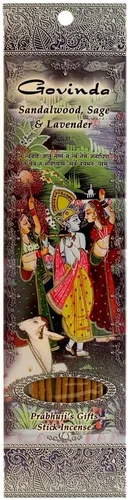 Vista 8 de Prabhuji's Gifts Ganga - Varillas de incienso espiritual enrolladas a mano de la India, varillas aromáticas, incienso en barra para meditación