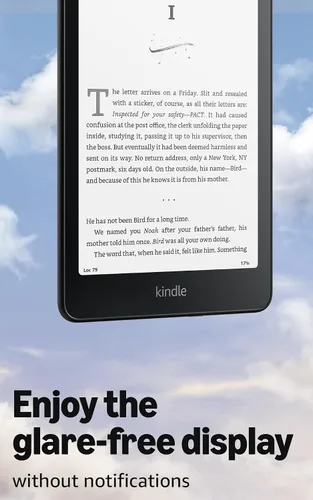 Vista 6 de Amazon Kindle Paperwhite Signature Edition 32 GB (último modelo). El Kindle más rápido con luz autoajustable, carga inalámbrica. Negro metal. +