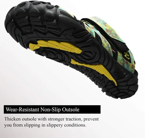 Vista 6 de JIASUQI Zapatos de agua atléticos para senderismo, sandalias deportivas para natación, zapatos para caminar para mujeres y hombres