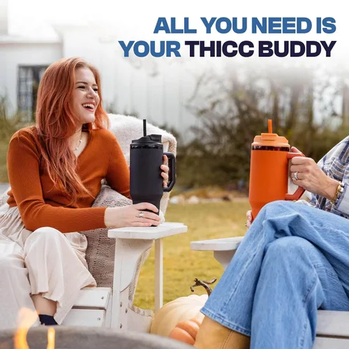 Vista 9 de Frost Buddy Thicc Buddy - Vaso aislado de 16 onzas (amor americano)
