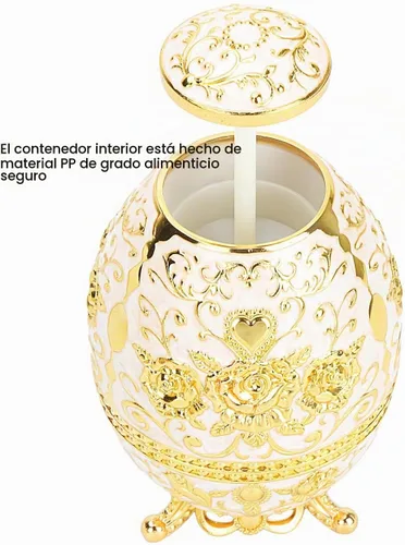 Vista 3 de K COOL Magnífico soporte automático para palillos de dientes con abridor de botellas, prensa manual retráctil retro, dispensador de palillos