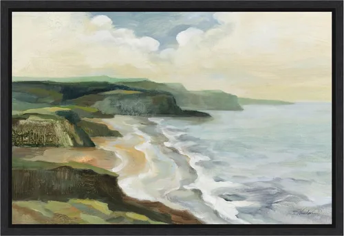 Vista 9 de Amanti Art Lienzo enmarcado para pared, 16 x 23 pulgadas, Costa irlandesa de Silvia Vassileva, lienzo enmarcado para pared, obras de arte