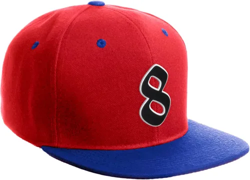 Vista 1454 de Daxton Gorra clásica con visera de billete plano con letras del alfabeto inglés antiguo de la A a la Z