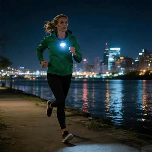 Vista 4 de Paquete de 4 luces traseras para correr y bicicleta, luces LED de seguridad recargables por USB, IP44, impermeable, 3 modos, 6500 K, luz trasera