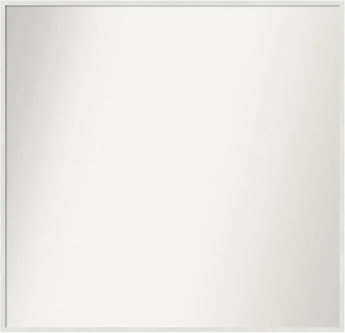 Vista 76 de Amanti Art Espejo de baño blanco para sobre el fregadero, 22 x 45 pulgadas, espejo de tocador rectangular blanco Lucie, marco de madera moderno