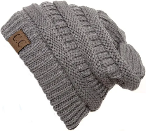 Vista 636 de C.C Trendy Warm Chunky Soft Stretch Cable Knit Beanie