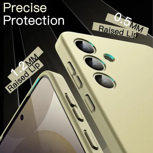 Vista 5 de JETech Funda delgada para Samsung Galaxy S24 5G, protección completa de la lente de la cámara, cubierta protectora de TPU suave y delgada